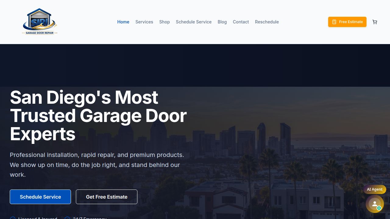 Siri Garage Door Repair